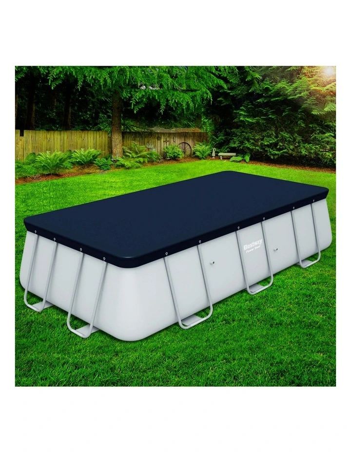 Bestway Pool Cover Fits 4.12x2.01m Above Ground Swimming Pool PVC Blanket image 3