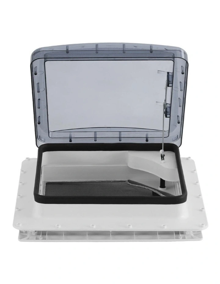 Weisshorn Caravan Roof Vent Air Exhaust Hatch RV Motorhome Camper White 400x400mm Open Size image 2
