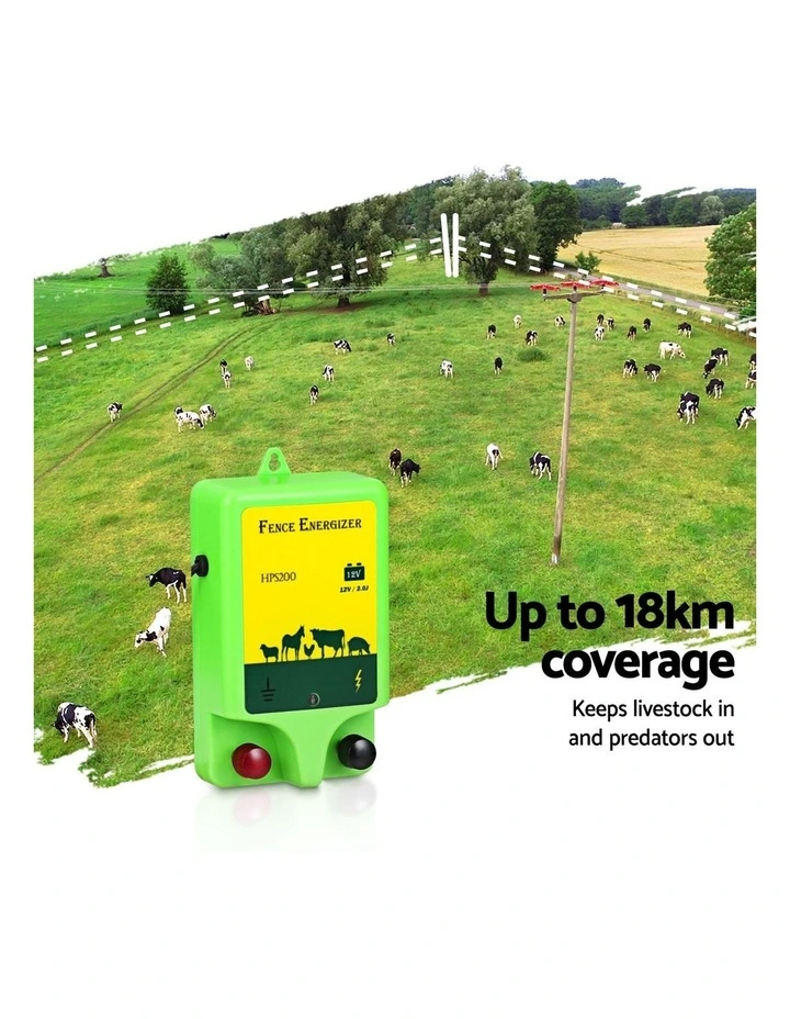 Giantz 18km Electric Fence Energiser 1.56J image 5