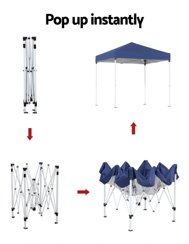 Instahut Gazebo 2x2m Outdoor Patio Garden Marquee Shade Blue image 6