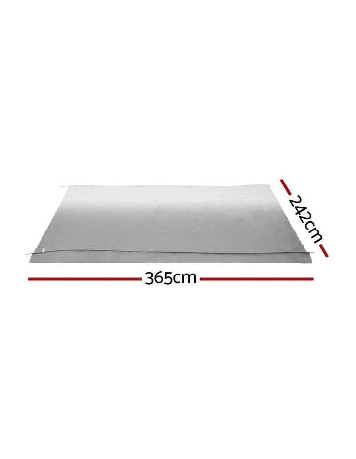 Weisshorn 13ft Caravan Awning RV Replacement Fabric 3.65M x 2.42M image 4