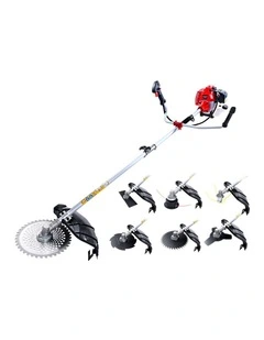 Giantz 2 Stroke Pole Chainsaw Petrol Hedge Trimmer Tree Pruner 7 In 1