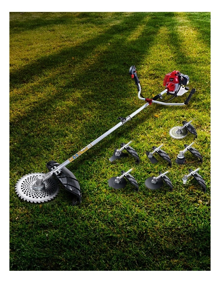 Giantz 2 Stroke Pole Chainsaw Petrol Hedge Trimmer Tree Pruner 7 In 1 image 3