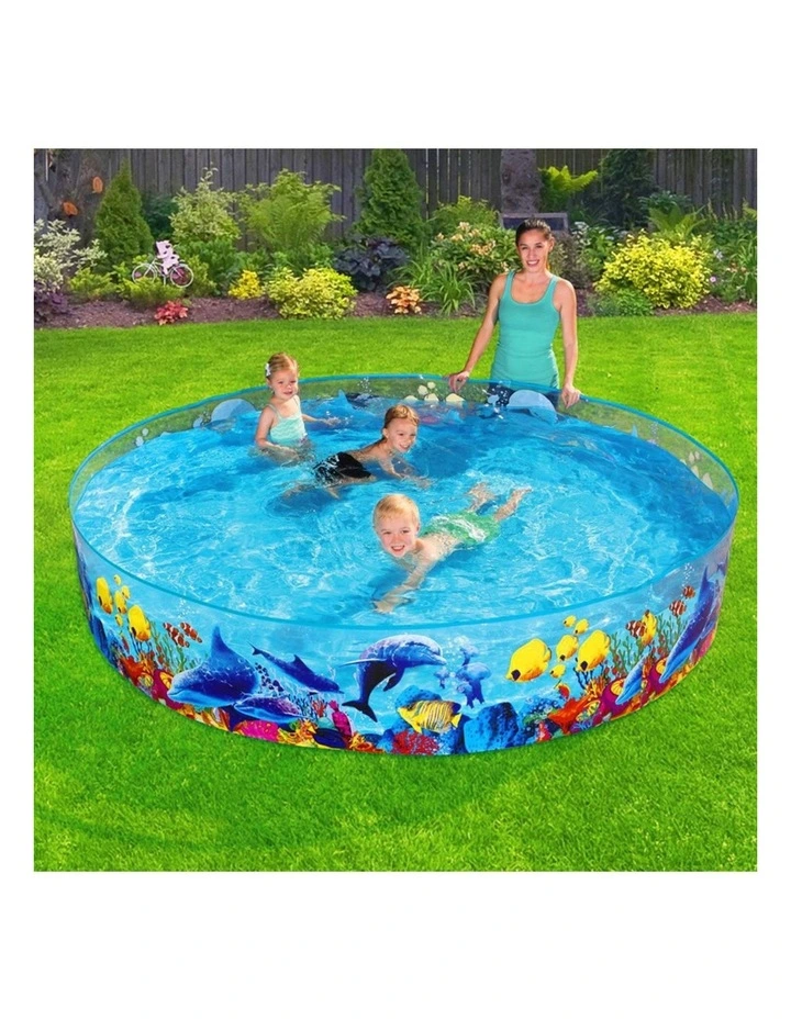 Bestway Kids Pool 244x46cm Round Above Ground Rigid Swimming Pools Undersea 2074L image 3
