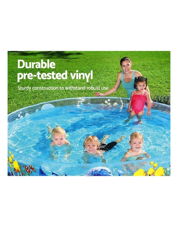 Bestway Kids Pool 244x46cm Round Above Ground Rigid Swimming Pools Undersea 2074L image 6