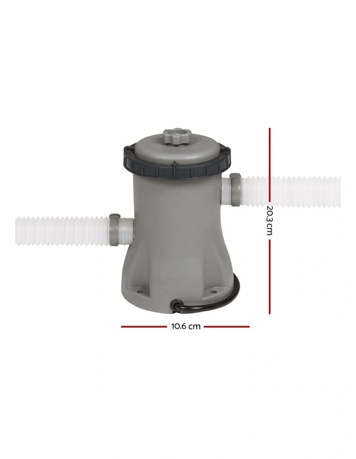 Bestway Pool Pump Cartridge Filter 330GPH 1249L/H Flowclear? Filters Cleaner image 2