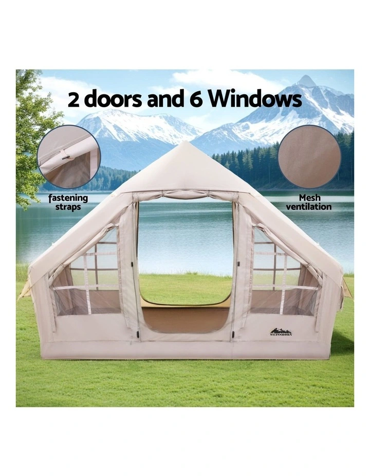 Weisshorn Camping Tent Inflatable Beach Tent 6 Person 300CM image 6