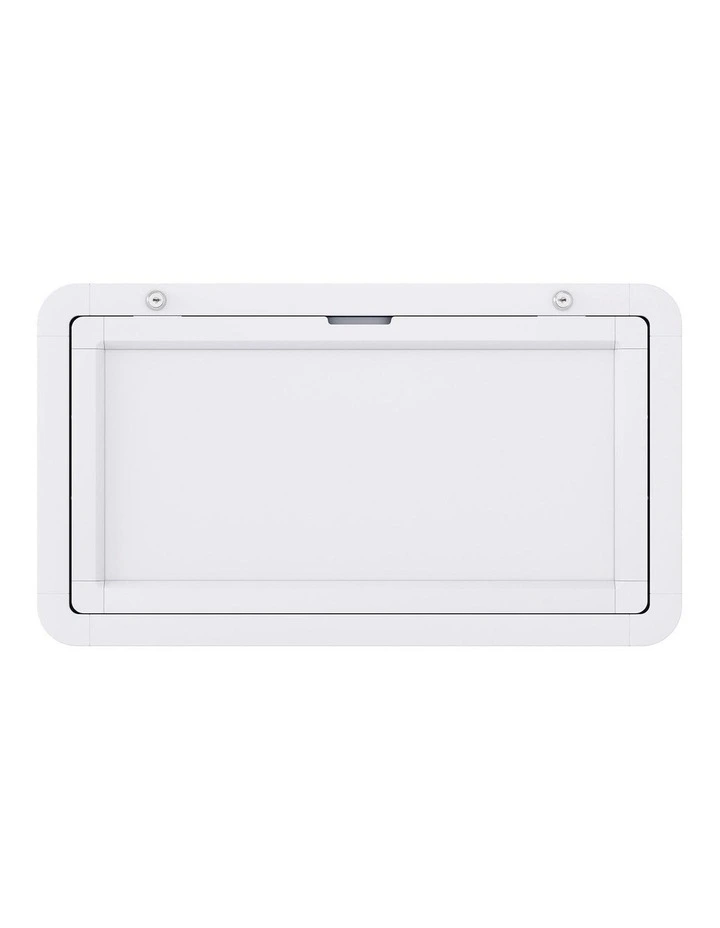 Weisshorn Caravan Table 800 x 450mm Folding Lockable White image 2