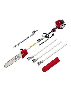 Giantz 31cc Pole Chainsaw 4 Stroke Petrol Tree Pruner Saw 12 Inch Bar Long Reach