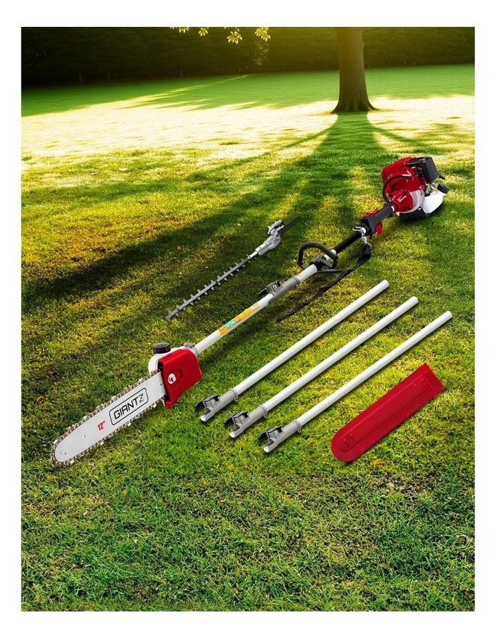 Giantz 31cc Pole Chainsaw 4 Stroke Petrol Tree Pruner Saw 12 Inch Bar Long Reach image 3