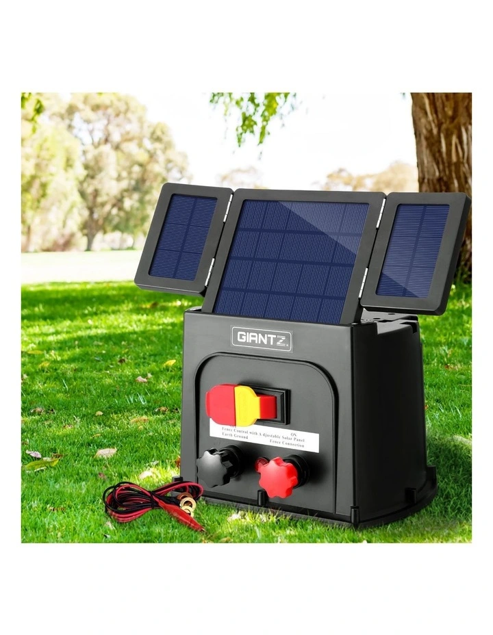 Giantz 8km Electric Fence Energiser PET Solar Energizer 0.3J image 3
