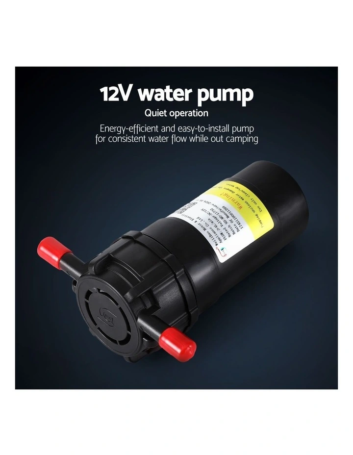 Devanti Portable Gas Water Heater LPG-powered System Black With Pump image 7