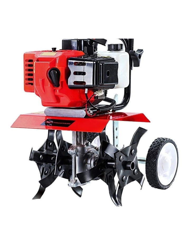 Giantz 65CC Tiller Rototiller Garden Cultivator 4 Blades Soil Power Rotary Hoe image 2