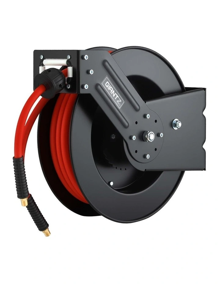 Giantz Air Hose Reel 3/8 IN x 15m Retractable Air Hose 300PSI image 1