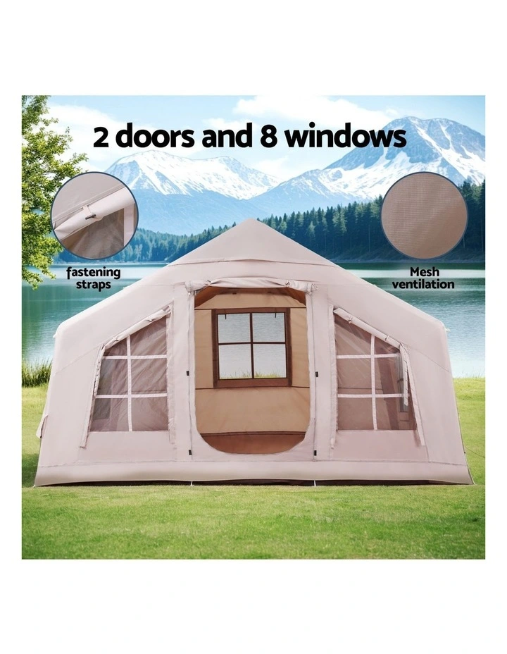 Weisshorn Camping Tent Inflatable Beach Tent 6 Person 360CM image 6