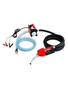 Giantz Fuel Transfer Pump Electric Diesel Kerosene Pump 12V DC 10GPM Nozzle Hose