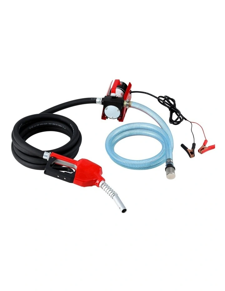 Giantz Fuel Transfer Pump Electric Diesel Kerosene Pump 12V DC 10GPM Nozzle Hose image 7