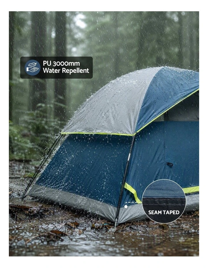 Weisshorn 2 Person Camping Dome Tent Lightweight Waterproof Outdoor Hiking image 3