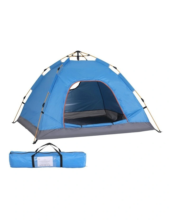 Weisshorn Camping Tent Instant Tent Pop up 2 Person Outdoor Hiking Tents Hiking Blue image 1