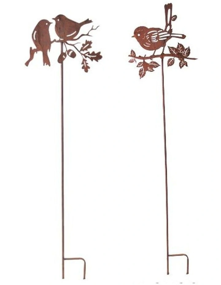 Willow & Silk S/2 Garden Friends Stake image 2