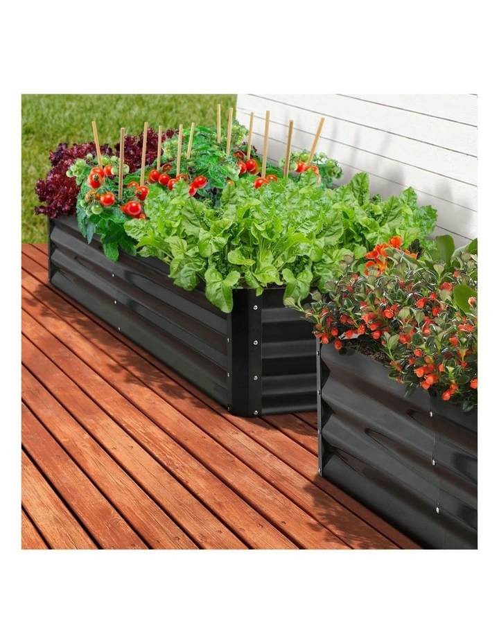 Livsip 2pc Garden Bed 150x90x30cm Planter Stand Box Raised Container image 6