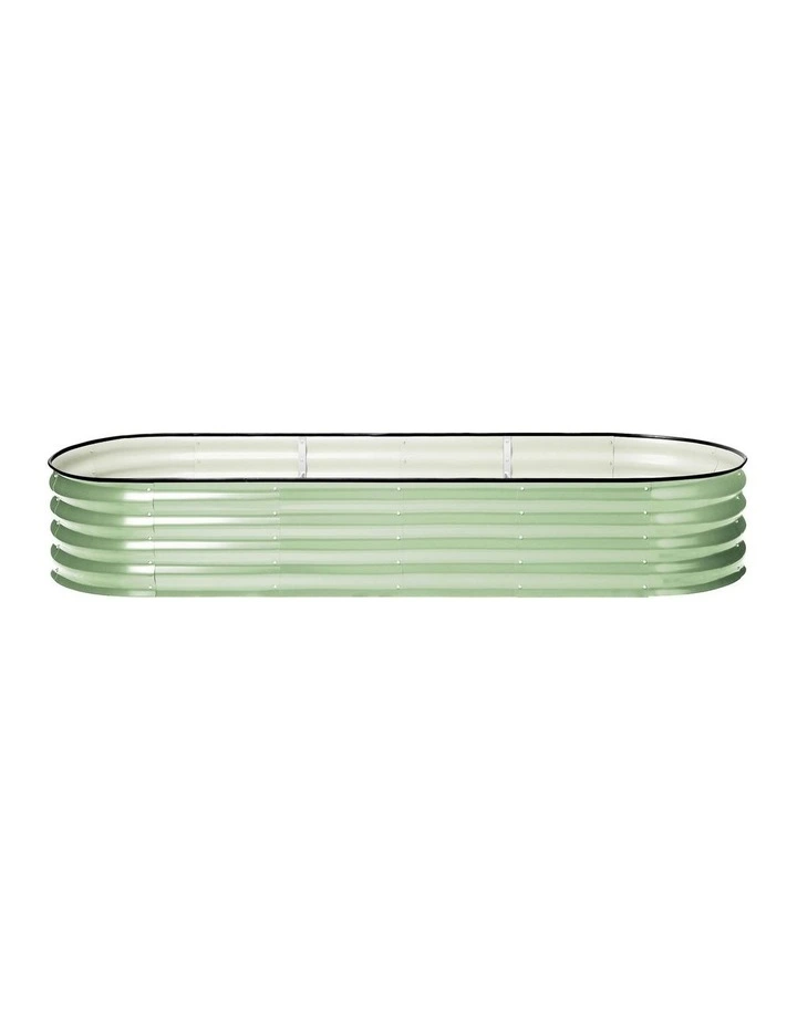 Livsip Garden Bed 240x80x42cm Planter Box Raised Container Galvanised Green image 2