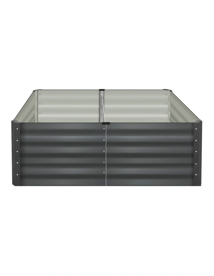 Livsip 2pc Garden Bed 120x80x45CM Raised Vegetable Planter Kit Galvanised Steel image 2