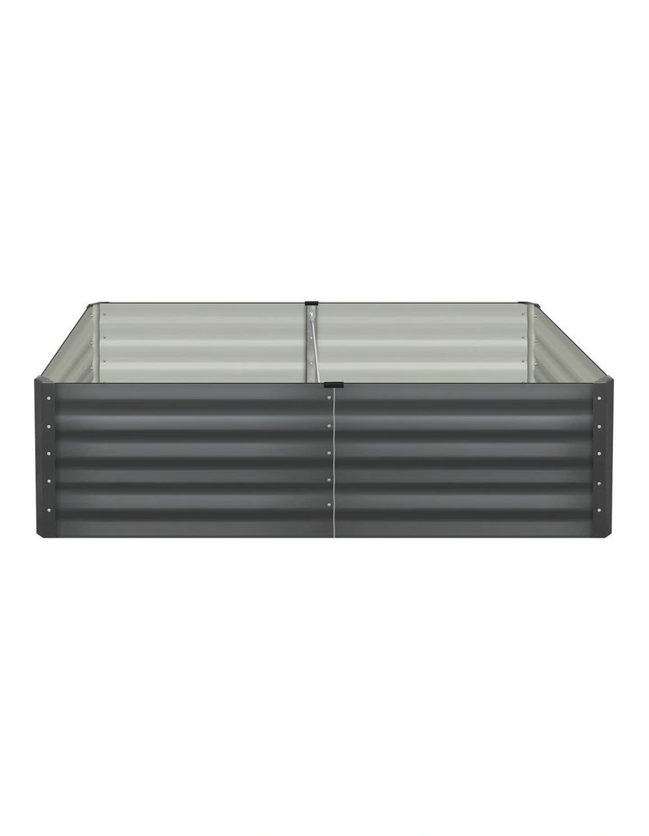 Livsip 2pc Garden Bed 160x80x45CM Kits Raised Instant Planter Galvanised Steel image 2