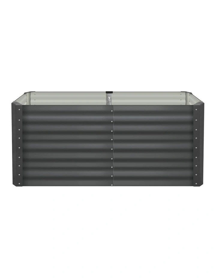 Livsip 2pc Raised Garden Bed 160x80x73CM Kit Instant Planter Galvanised Steel image 2