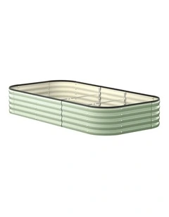 Livsip 9 In 1 Garden Bed Modular Container Planter Galvanised Steel 40CM Height
