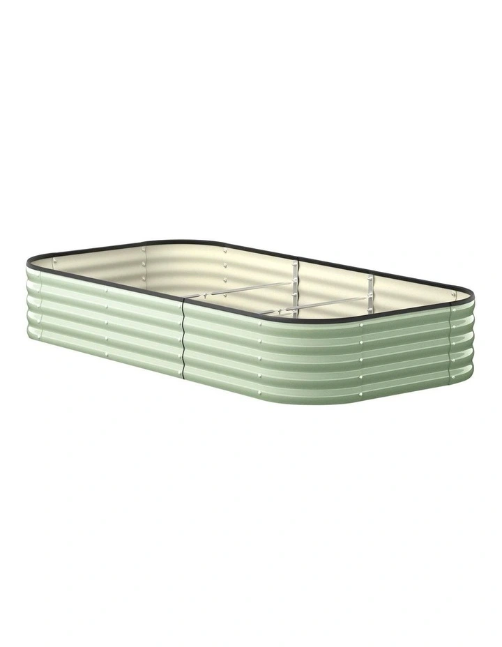 Livsip 9 In 1 Garden Bed Modular Container Planter Galvanised Steel 40CM Height image 1