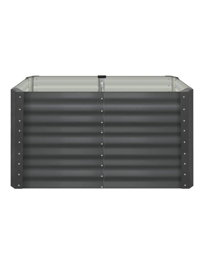 Livsip 2pc Garden Bed 120x80x73CM Kits Raised Vegetable Planter Galvanised Steel image 2