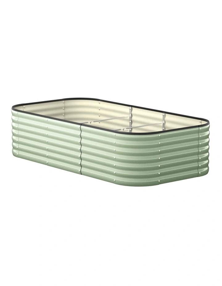 Livsip 9 In 1 Garden Bed Modular Container Planter Galvanised Steel 56CM Height image 1