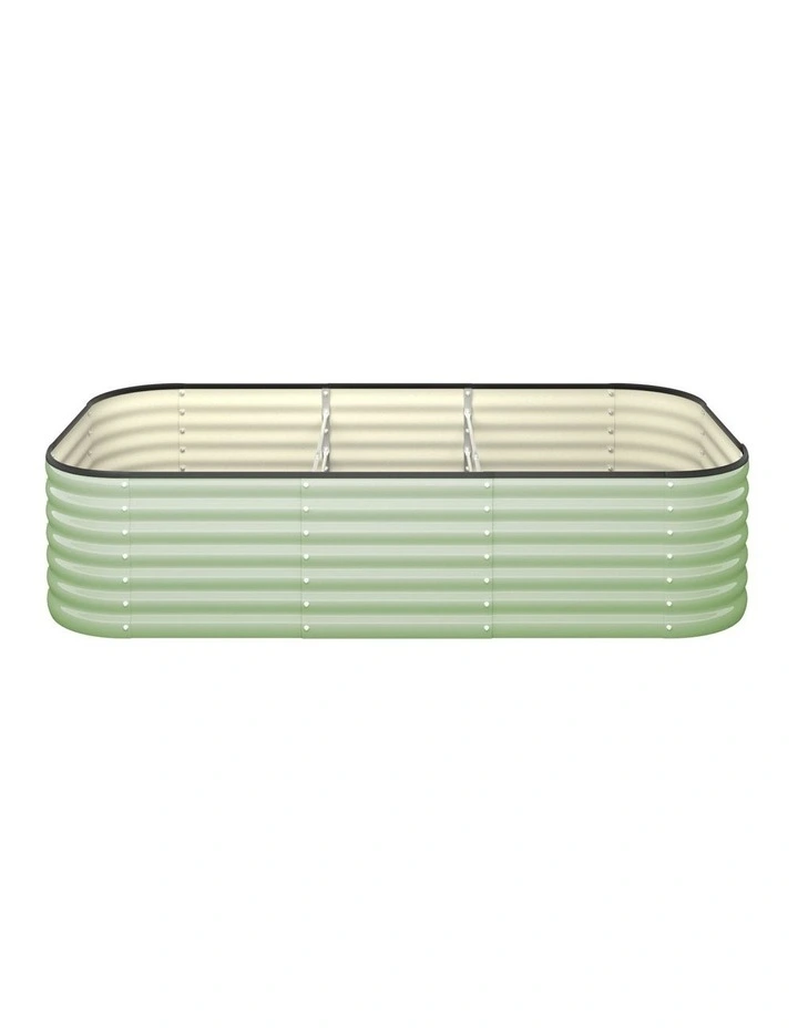 Livsip 9 In 1 Garden Bed Modular Container Planter Galvanised Steel 56CM Height image 2