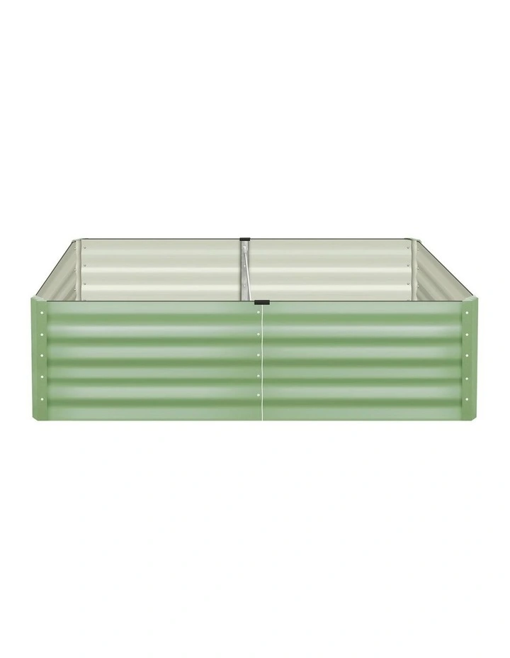 Livsip 2pc Garden Bed 160x80x45CM Raised Container Vegetable Planter Box Green image 2