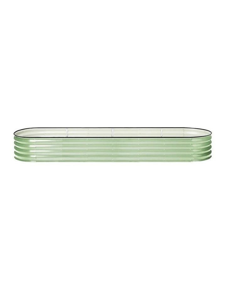 Livsip Garden Bed 320x80x42cm Planter Box Raised Container Galvanised Green image 2
