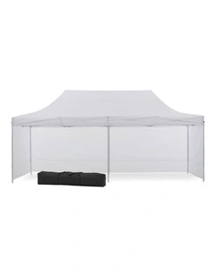 Gazebo Tent Marquee 3x6m PopUp Outdoor Wallaroo White