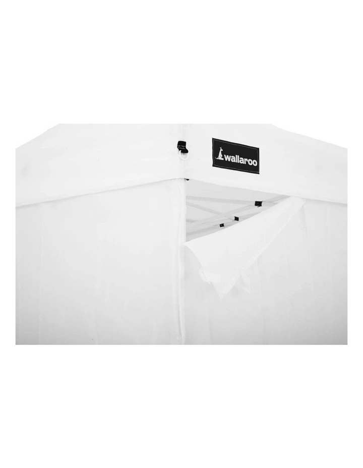 Gazebo Tent Marquee 3x6m PopUp Outdoor Wallaroo White image 3