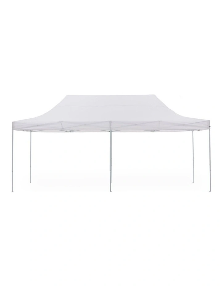 Gazebo Tent Marquee 3x6m PopUp Outdoor Wallaroo White image 4