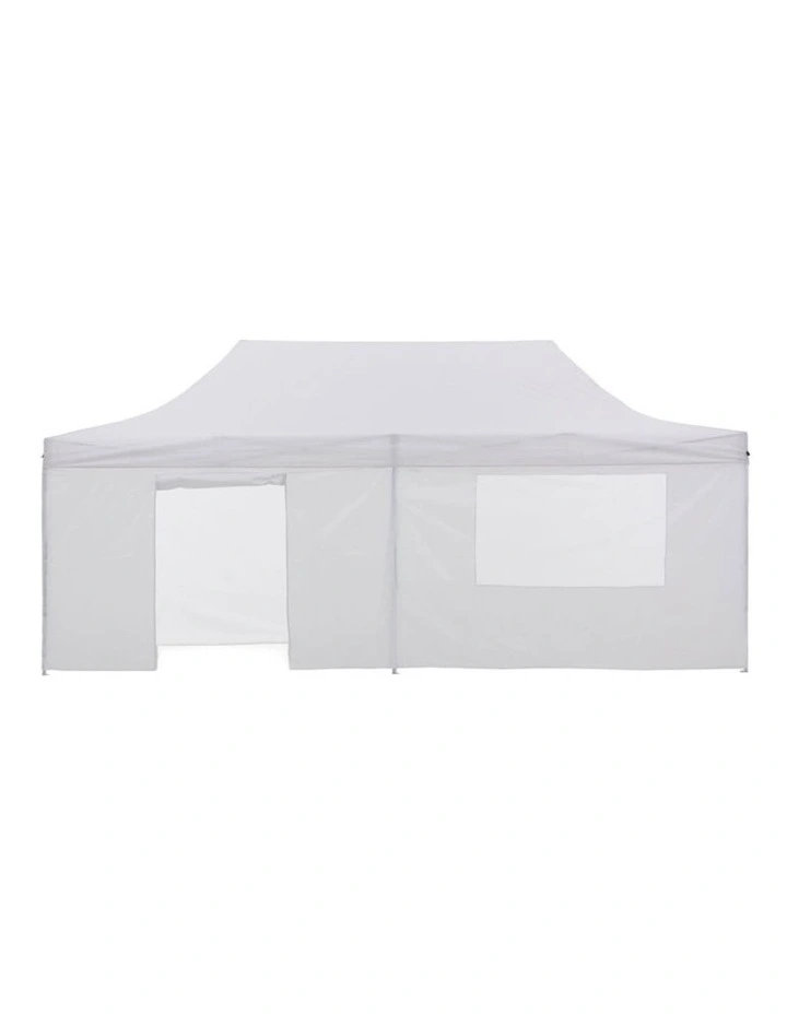 Gazebo Tent Marquee 3x6m PopUp Outdoor Wallaroo White image 6