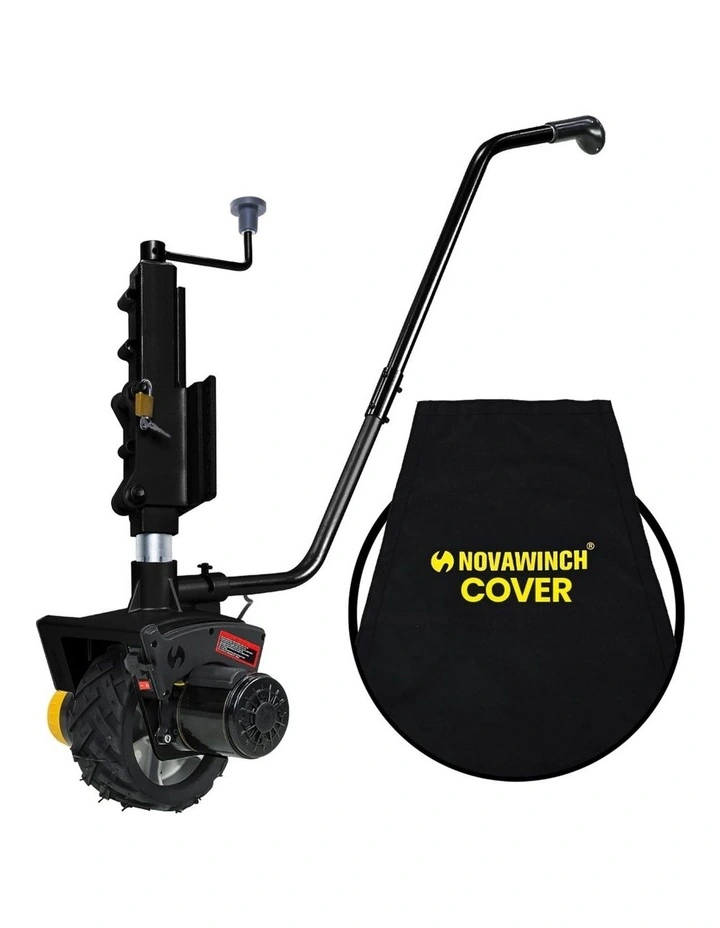 Gen3 Mini Mover 12V 550W Electric Motorised Jockey Wheel - Black image 1
