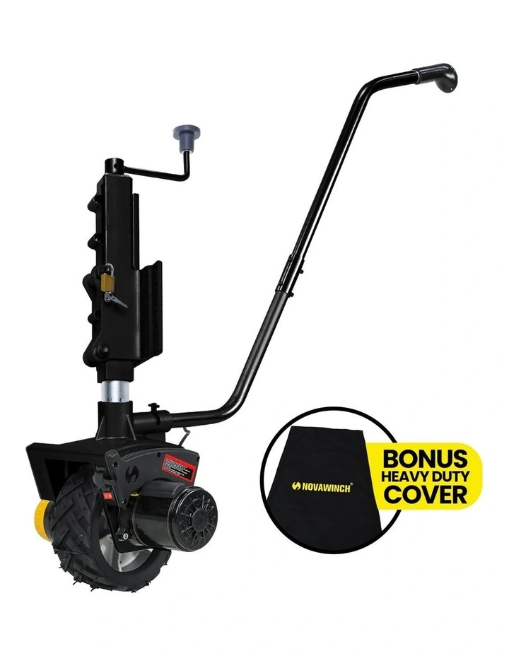 Gen3 Mini Mover 12V 550W Electric Motorised Jockey Wheel - Black image 2