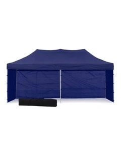 Gazebo Tent Marquee 3x6m PopUp Outdoor Wallaroo Blue