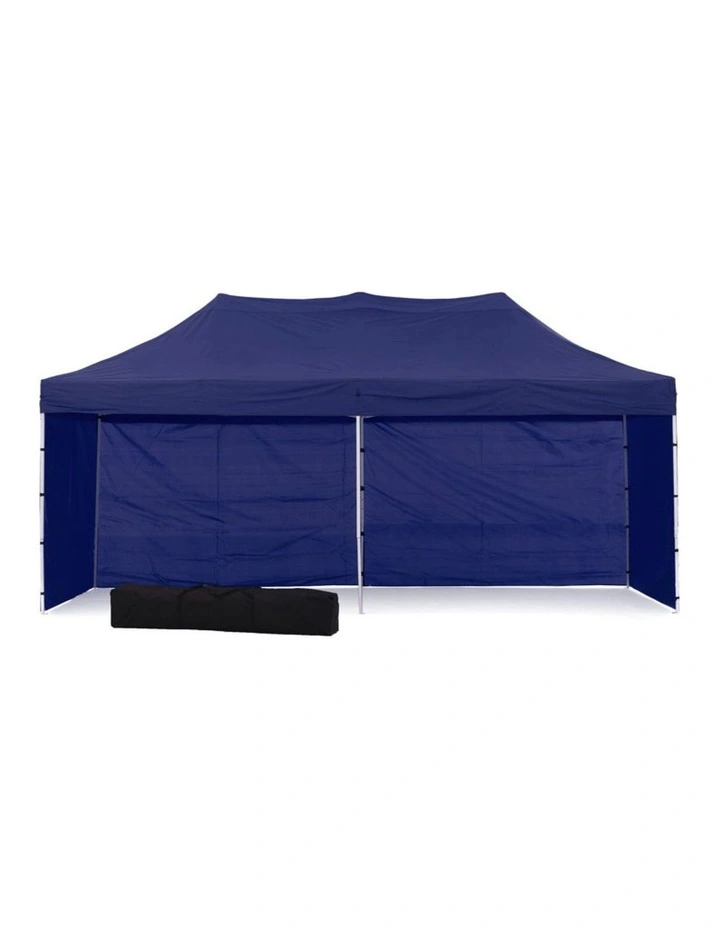 Gazebo Tent Marquee 3x6m PopUp Outdoor Wallaroo Blue image 1