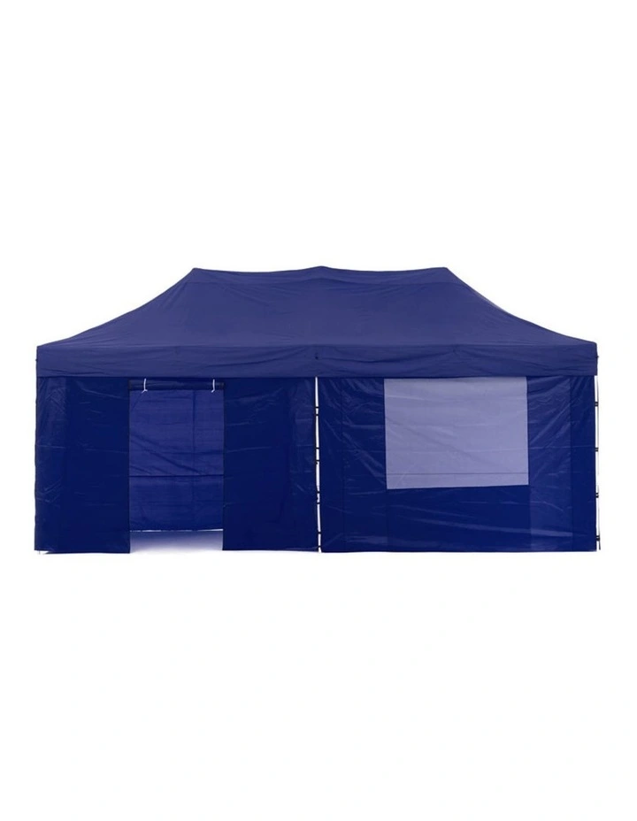Gazebo Tent Marquee 3x6m PopUp Outdoor Wallaroo Blue image 5