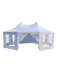 Wallaroo 6x4.5m Wedding Gazebo Marquee with Sidewalls