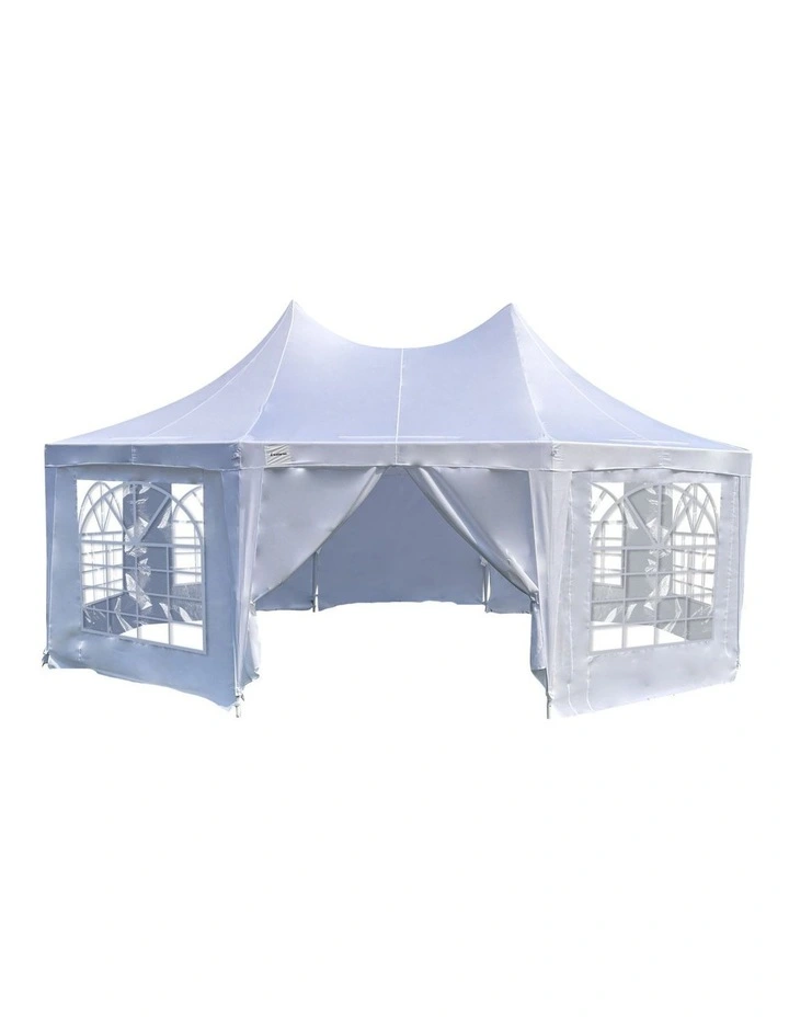 Wallaroo 6x4.5m Wedding Gazebo Marquee with Sidewalls image 1