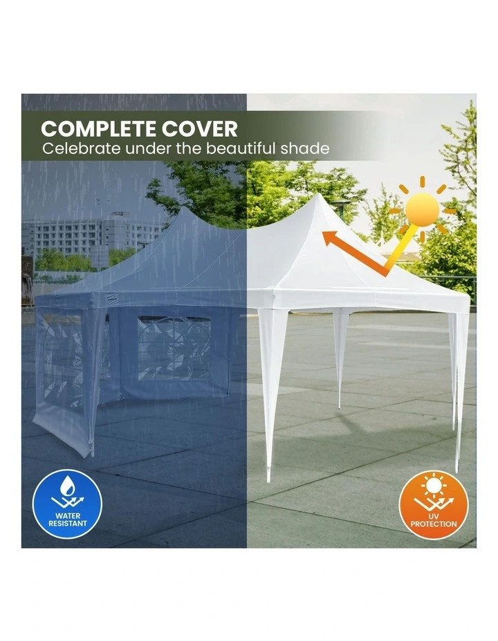 Wallaroo 6x4.5m Wedding Gazebo Marquee with Sidewalls image 7