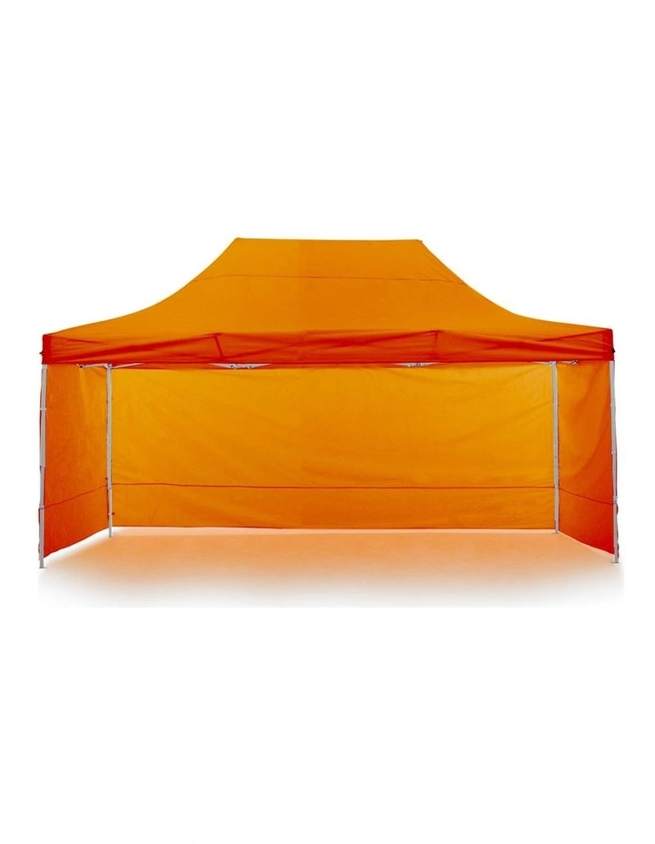 Gazebo Tent Marquee 3x4.5m PopUp Outdoor Wallaroo Orange image 1