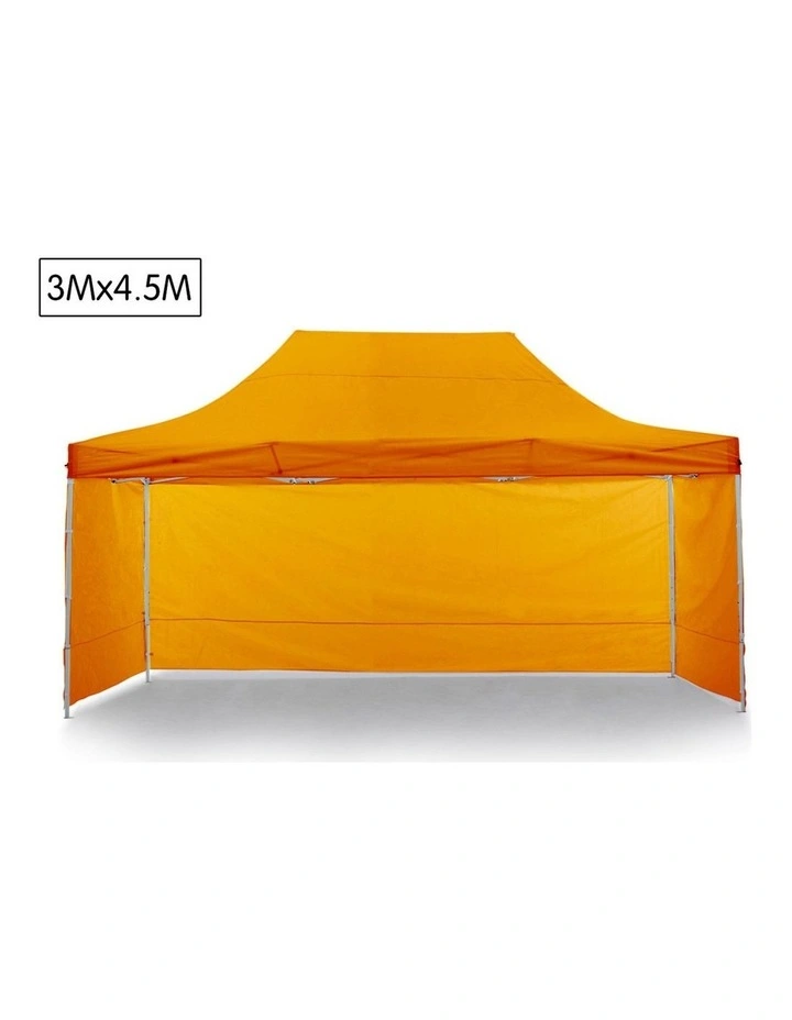 Gazebo Tent Marquee 3x4.5m PopUp Outdoor Wallaroo Orange image 2